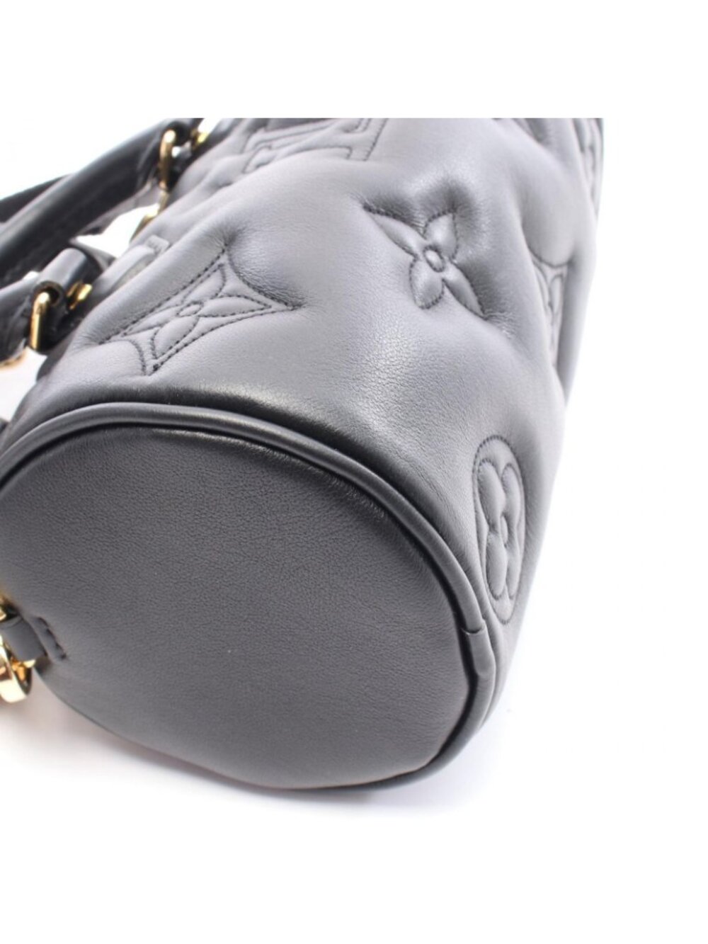 Louis Vuitton Handbag Papillon BB Bubble Gram Noir Leather - Picture 5 of 5